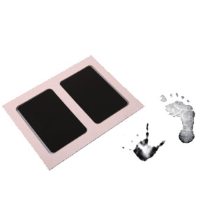 Baby handprint and footprint ink pad kit  WZ-2102 (2 frame)