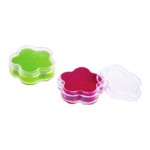 Flower shaped small stamp pad WZ-5143